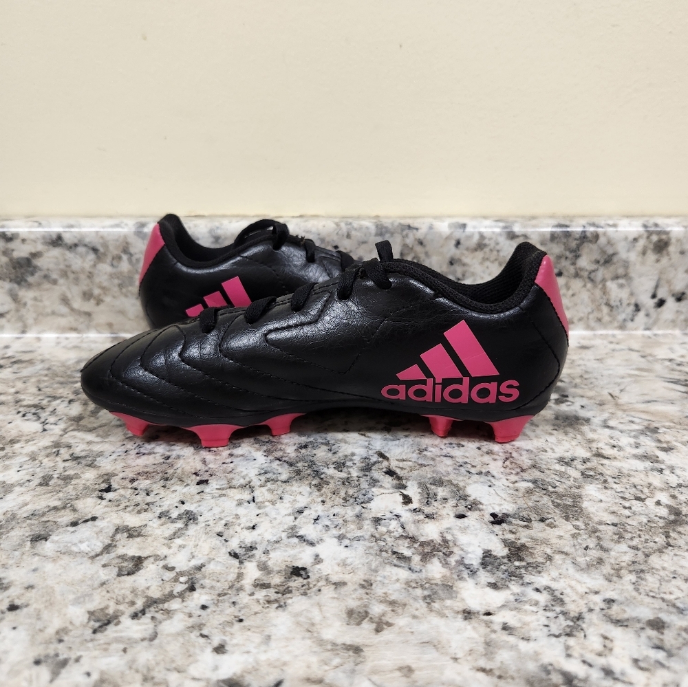 adidas Youth Goletto VIII Soccer Cleats Pink Black Size 1